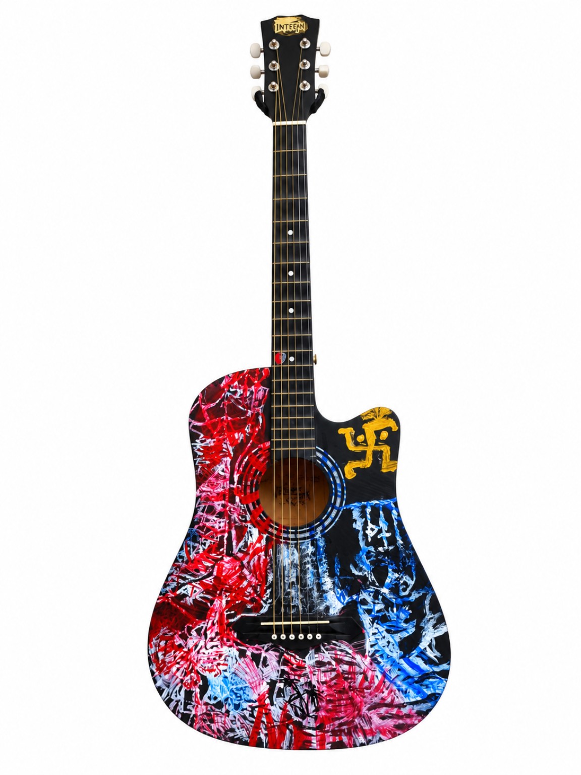 The Abstract Rebel handcrafted guitar artwork